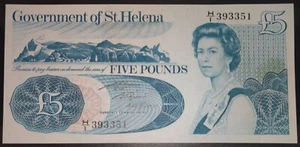 Santa Elena 5 libras 1981 UNC - Imagen 1 de 2