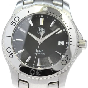 TAG HEUER Link WJ1110.BA0570 Date black Dial Quartz Men's Watch_866299 - Picture 1 of 7
