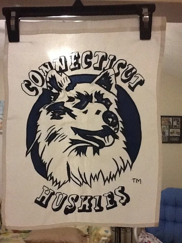 UConn Huskies Flag Factory Garden Flag; 14'' x 16.5''; NCAA Basketball Cover