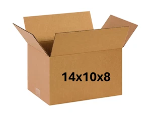 14" x 10" x 8" CARDBOARD BOX - 200 lb - SINGLE BOX - Picture 1 of 3