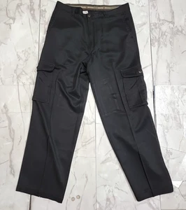 Tommy Baham Cargo 100% Silk Performance Black Golf Trouser Pants Men's 34x30 - Picture 1 of 14