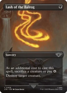 Lash of the Balrog (Borderless) - Lord of the Rings - 0408 - MTG - LP - Picture 1 of 1