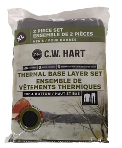 CW Hart Thermal Base Layer Set Top and Bottom Mens Size XL Wicking Performance - Picture 1 of 4