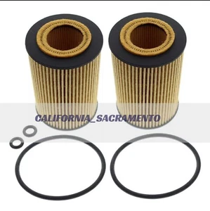 NEW 2pc 03N115562 Engine Oil Filter Filters 0340HD247 VW JETTA GOLF AUDI 2.0 - Picture 1 of 5