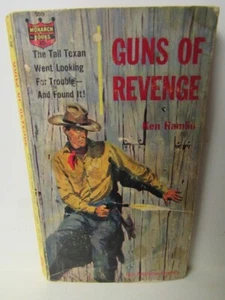 Vtg. 1963 Guns of Revenge by Ken Hamlin Paperback Book - Picture 1 of 9