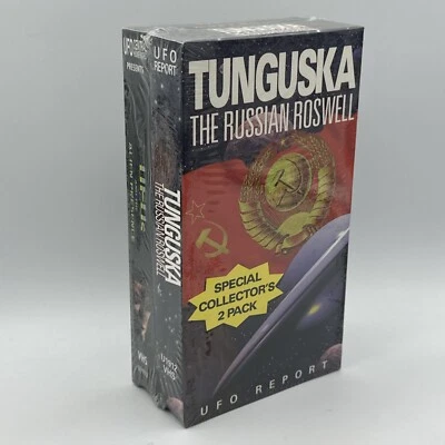 Tunguska The Russian Roswell / UFOs & The Alien Presence VHS 2-Tapes SEALED NOS - Image 1 of 4