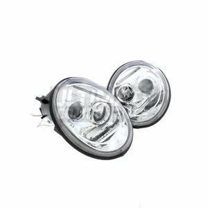 VW Beetle Hatchback 1999-2006 Projector Halo Angel Eye Rings Headlights Chrome - Picture 1 of 12