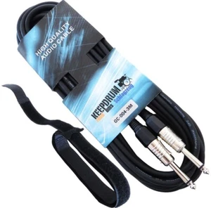 keepdrum GC-004 3m cable de guitarra pinza 6,3 mm - Imagen 1 de 4