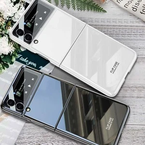 Phone Tempered Glass Cover Shell Skin for Samsung Galaxy Z Flip 3 - Picture 1 of 12