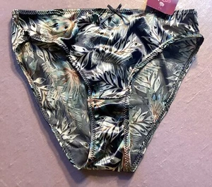 Women Panties,Bikinis"ILUSION"Size M. Floral Satin Soft Shiny W/Decoration Mexic - Picture 1 of 11