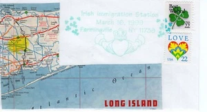 IRISH IMMIGRATION STATION, FARMINGVILLE, NY 1999 FDC12636 - Picture 1 of 1