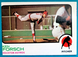 1973 Topps #589 Ken Forsch Houston Astros Baseball Card Near Mint - Picture 1 of 2