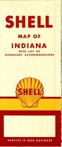 Shell Road Map 1958: Indiana NOS - Bild 1 von 1