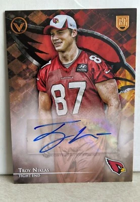 2014 Topps Valor Troy Niklas RC Autograph Arizona Cardinals Auto - Image 1 of 2