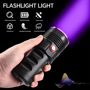 High Powerful 365nm Black Light UV Flashlight Light HIGH Definition UltravioleZw - Picture 1 of 23
