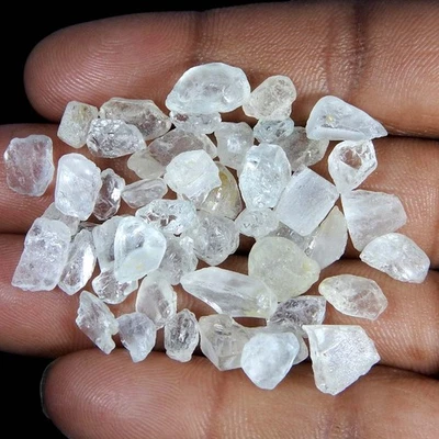 Piedra preciosa cabujón áspera faceta topacio blanco 100 % natural 89,65 cts. lote Foto 1 de 3