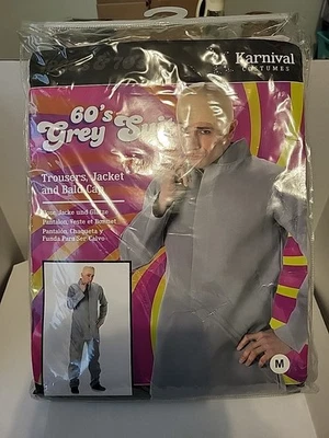 Costume 60's Grey Suit Size Medium Men's - Image 1 of 2