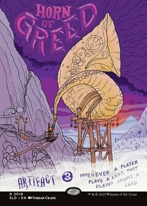 MTG Horn of Greed - Rainbow Foil, NM-Mint, English Secret Lair Drop Series - Bild 1 von 1