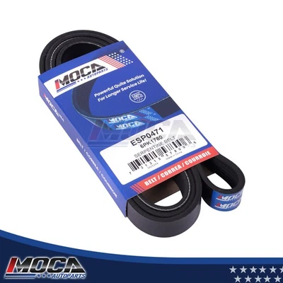 6PK1780 Serpentine Belt for Hyundai Elantra Kona Tucson Kia Forte Rondo Soul L4 - Image 1 of 4