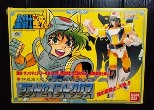 1987 VINTAGE BANDAI JAPAN GIOCATTOLO CDZ SAINT SEIYA STEEL LAND POPY CHOGOKIN MEGA RARO - Foto 1 di 24