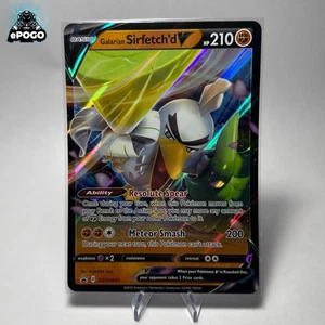 Galarian Sirfetchd V SWSH043 JUMBO CARD Holo Foil Black Star Promo SHIPPED TODAY - Picture 1 of 2
