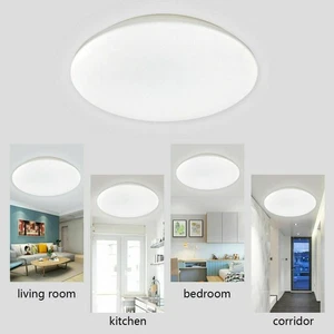 Lámpara de Techo LED 60W Lámpara de Techo Panel Dormitorio Baño Salón Pasillo Lámpara - Imagen 1 de 18