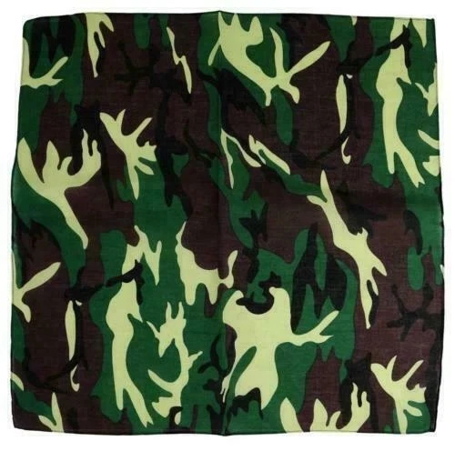 Paquete de 12 pañuelos pañuelos envolventes de algodón premium varios colores 22" X 22" Foto 1 de 1