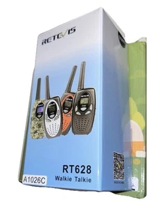Retevis RT628 Walkie Talkie - Testato Rosso e Nero 3 AA richiesti ciascuno - Foto 1 di 5