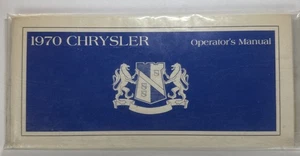 1970 CHRYSLER OWNERS MANUAL Original OEM With Sleeve & Inserts - Picture 1 of 5