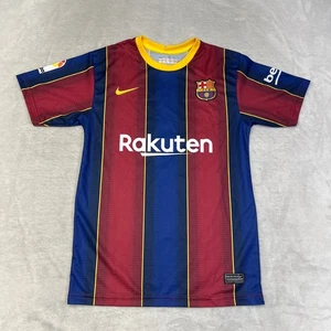 Maglia calcio bambino FC Barcelona Lionel Messi 10 Nike Dri Fit La Liga 2020 2021 - Foto 1 di 9