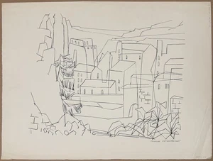 Irma Weiland, Landschaft, Lithographie, handsigniert - Picture 1 of 4