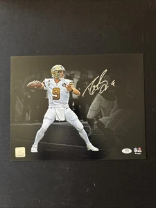 DREW BREES SIGNED AUTOGRAPHED 11X14 PHOTO NEW ORLEANS SAINTS QUARTERBACK PSA COA - Picture 1 of 4