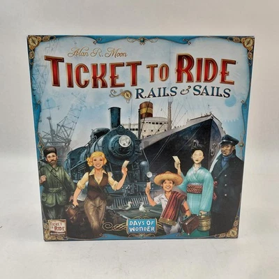 Days of Wonder Ticket to Ride Rails & Sails Board Game Open Box Sealed Cards - Image 1 of 4