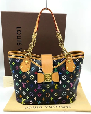 Auténtico Bolso de Mano Louis Vuitton Monograma Multicolor Annie GM M40304 con Caja SK090220 Foto 1 de 4