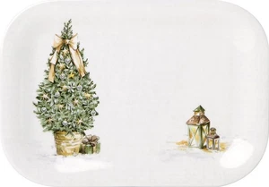 IHR Simple Season Welcome Snackteller Keksteller Gebäckteller 20,5x14,5x1 creme - Bild 1 von 1