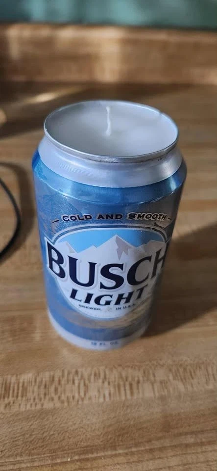 Busch light 12 oz citronella candle - brand new - homemade - Image 1 of 1