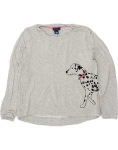 OASIS Womens Graphic Sweatshirt Jumper UK 16 Large Grey Viscose CC12 - Picture 1 of 3