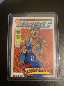 2023-24 Hoops Premium Stock Net Marvels #18 Scope Prizm Shai Gilgeous Alexander - Picture 1 of 12
