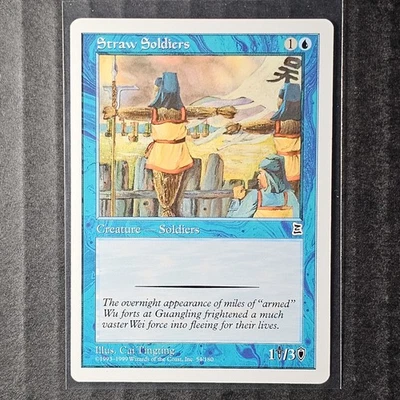 Straw Soldiers #54 Portal Three Kingdoms WOTC MtG PTK P3K LP English (2/3) - Image 1 of 2