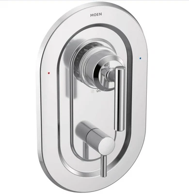 MOEN Gibson T2900 Posi-Temp Kit de ajuste de válvula de transferencia de 3 funciones cromado ¡LEER! Foto 1 de 4
