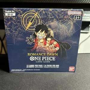 One Piece 1st OP-01 Romance Dawn Blue Bottom Factory Sealed Booster box 1st Wave - Picture 1 of 7