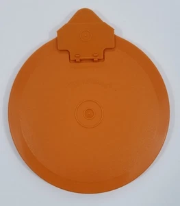 Vintage TUPPERWARE DECKEL orange #1289 mit Klappausgießer #697 Mix N Store - Bild 1 von 4