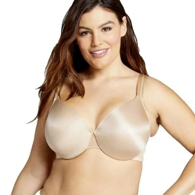 NEW! Lane Bryant Cacique Bra Smooth Satin Full Coverage U/W Size 50C Cafe Mocha - Image 1 of 4