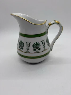 De colección CIGA HOTELS ITALIA Richard Ginori 8 fl oz Crema Verde Bollate Milanés Foto 1 de 4