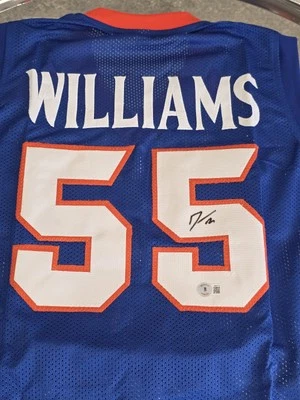 Jersey Jason Williams Autografiado/Firmado Azul Beckett Camiseta Personalizada  Foto 1 de 4