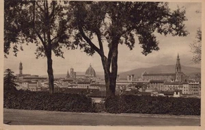 CARTOLINA FIRENZE TOSCANA PANORAMA MEMORIA CULTURA RELIGIONE NON VIAGGIATA - Picture 1 of 2