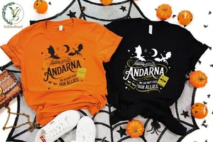 Camiseta unisex fiesta Halloween, camisa temporada espeluznante, golosina o truco, Andarna - Imagen 1 de 6