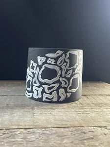 Handmade hand painted concrete cement planter pot cactus succulent bonsai flower - Picture 1 of 10