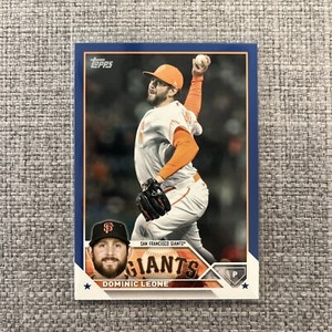 Dominic Leone 2023 Topps Series 1 Royal Blue Parallel #180 San Francisco Giants