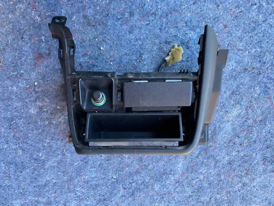 99-01 ISUZU VEHICROSS Lower Center Dash Ash Tray & Radio Surround OEM #1380E - Image 1 of 4